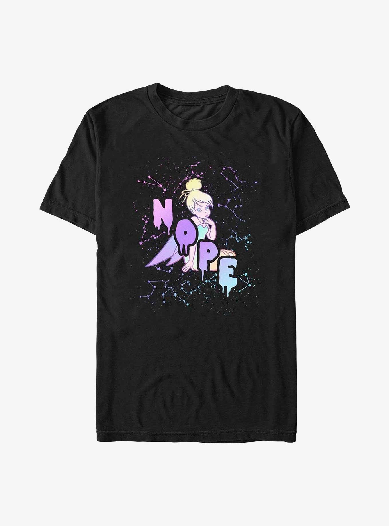 Disney Tinker Bell Tink Says Nope T-Shirt, BLACK, hi-res