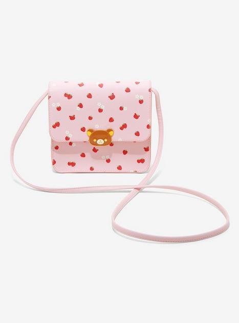 Rilakkuma Strawberries Crossbody Bag | Hot Topic