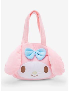 My Melody Face Plush Tote Bag, , hi-res