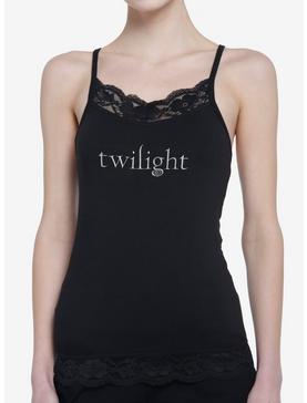 The Twilight Saga Logo Lace Girls Cami, , hi-res