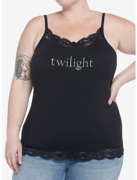 The Twilight Saga Logo Lace Girls Cami Plus Size, , hi-res