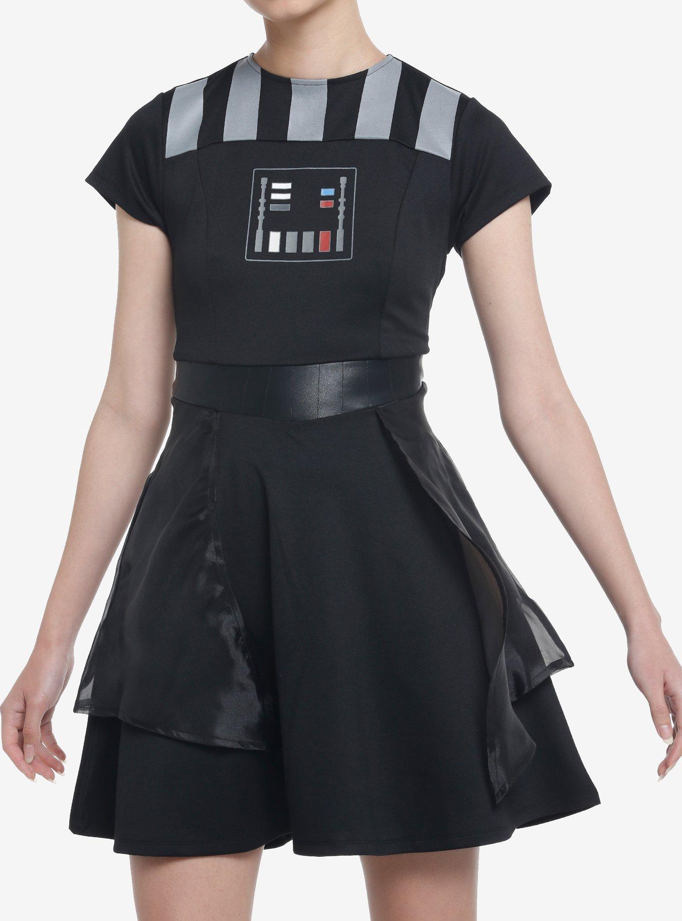 Her Universe Star Wars Darth Vader Retro Dress, BLACK, hi-res