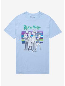 Rick & Morty Family Portrait T-Shirt - BoxLunch Exclusive, , hi-res
