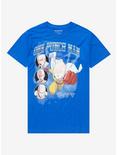 One Punch Man Action Graphic T-Shirt - BoxLunch Exclusive, ROYAL, hi-res