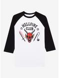 Stranger Things Hellfire Club Raglan T-Shirt, BLACK, hi-res