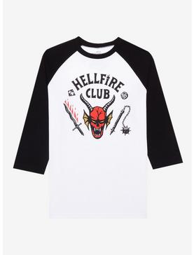 Plus Size Stranger Things Hellfire Club Raglan T-Shirt, , hi-res