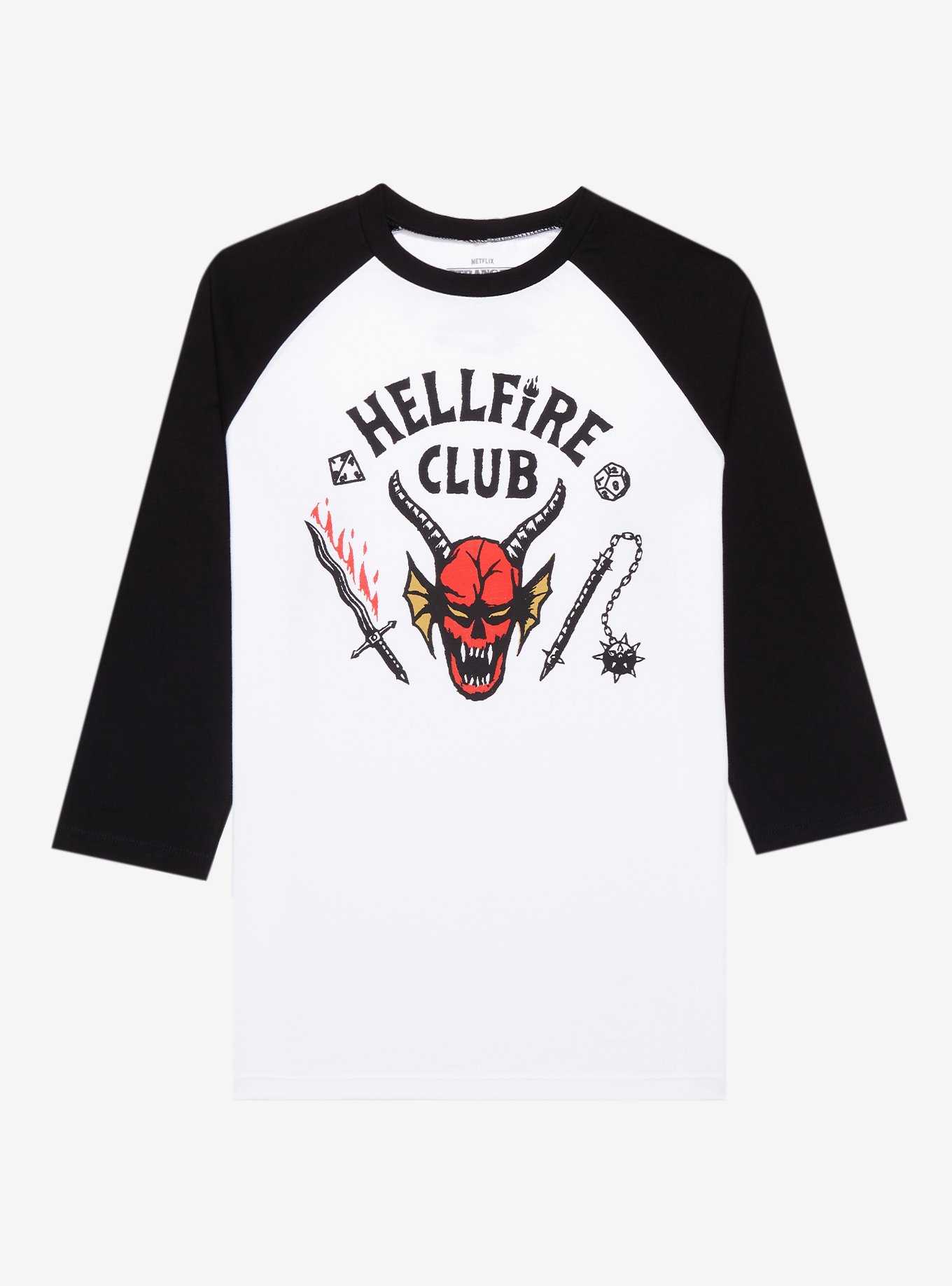 Stranger Things Hellfire Club Raglan T-Shirt, , hi-res