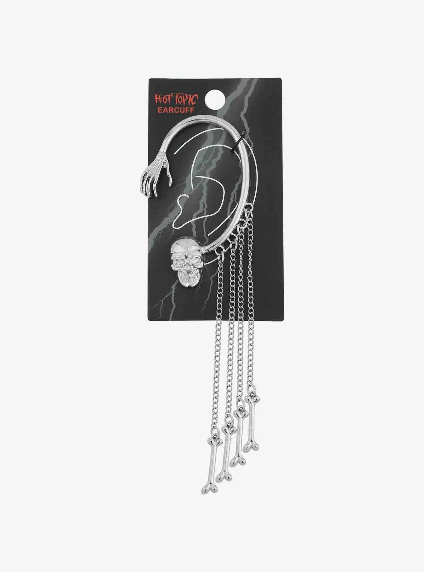 Skull Bone Ear Cuff Hot Topic