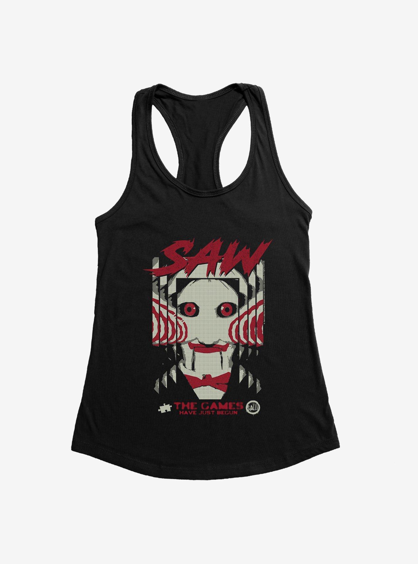 Saw The Games Have Just Begun Girls Tank, BLACK, hi-res