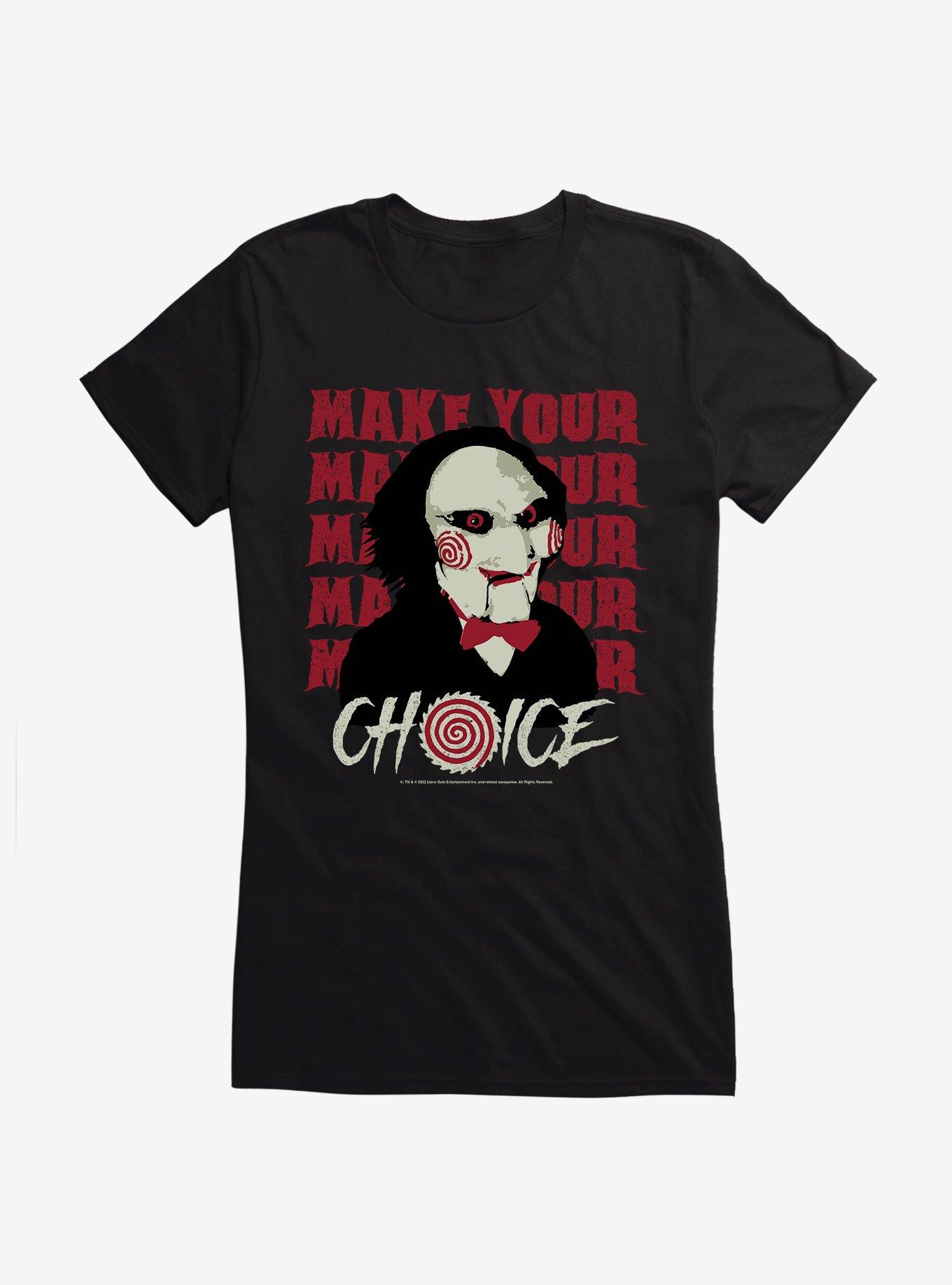 Saw Choice Girls T-Shirt, BLACK, hi-res