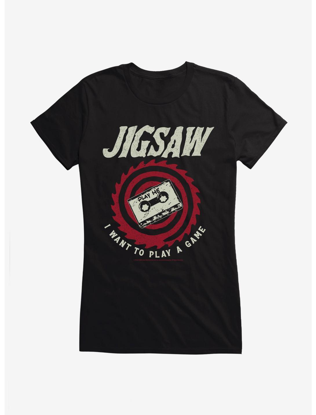 Saw Jigsaw Girls T-Shirt, BLACK, hi-res