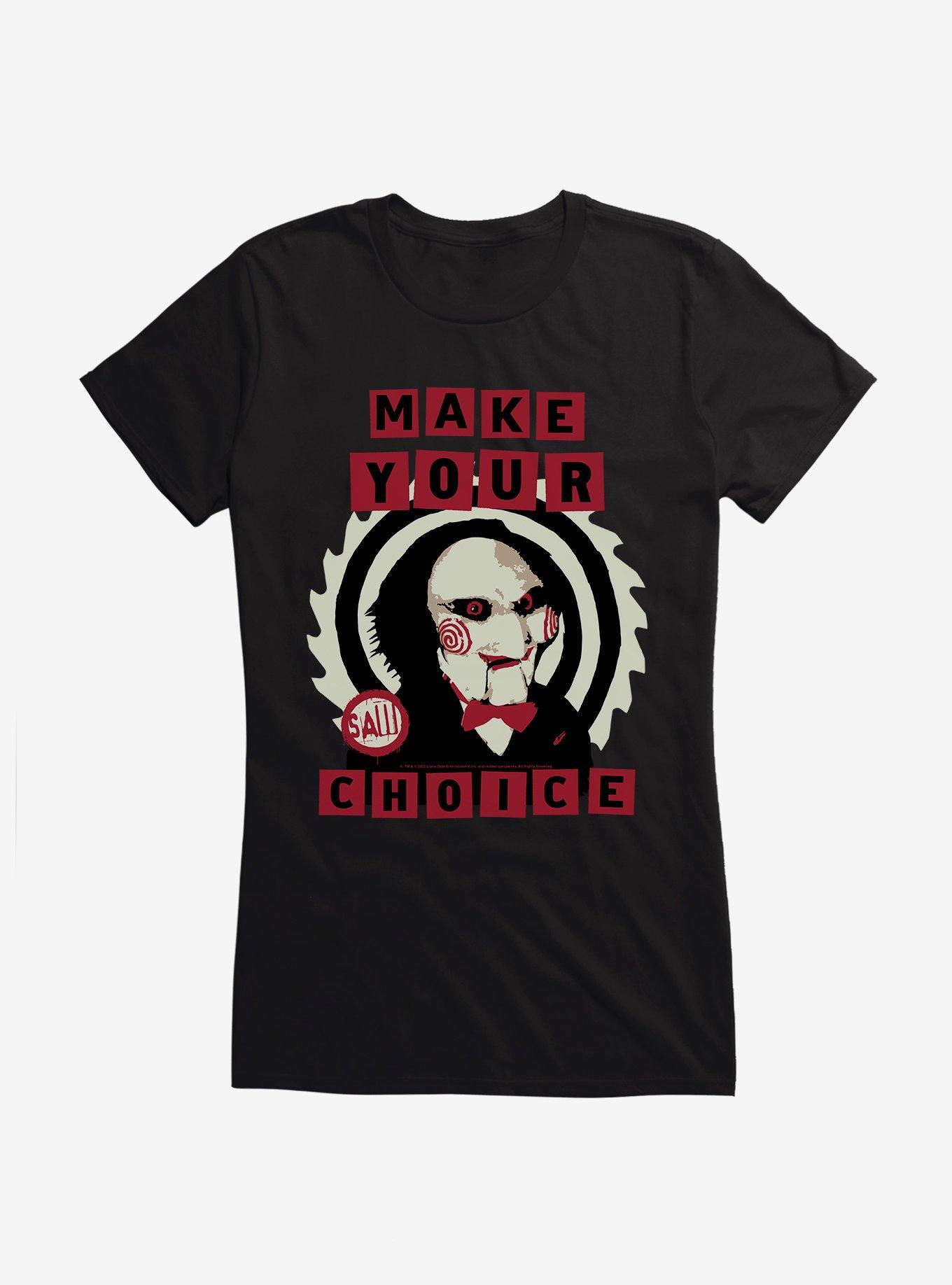 Saw Make Your Choice Girls T-Shirt, , hi-res