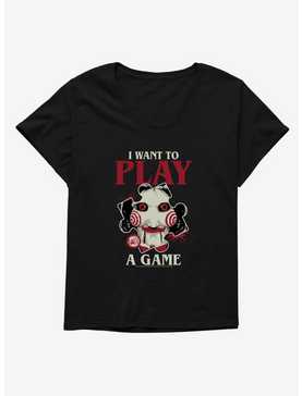 Saw I Want To Play A Game Girls T-Shirt Plus Size, , hi-res