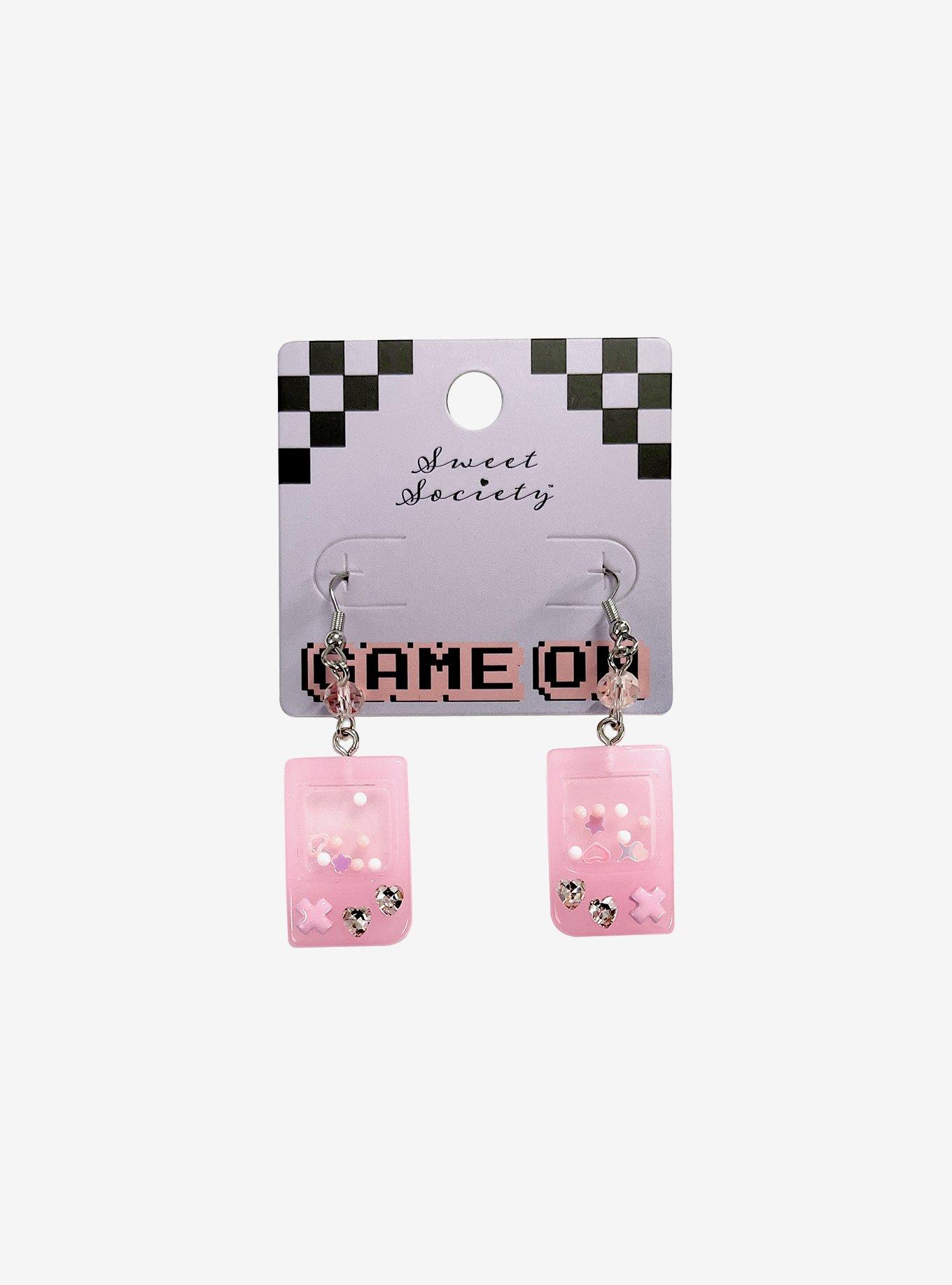 Fashion Barbies Earring Studs Hot Pink Acrylic Glitter B Letter Cute Kawaii  Anime Drop Earrings Love Girls Street Party Jewelry Accessories For Women  Gifts From Yambags, $11.95