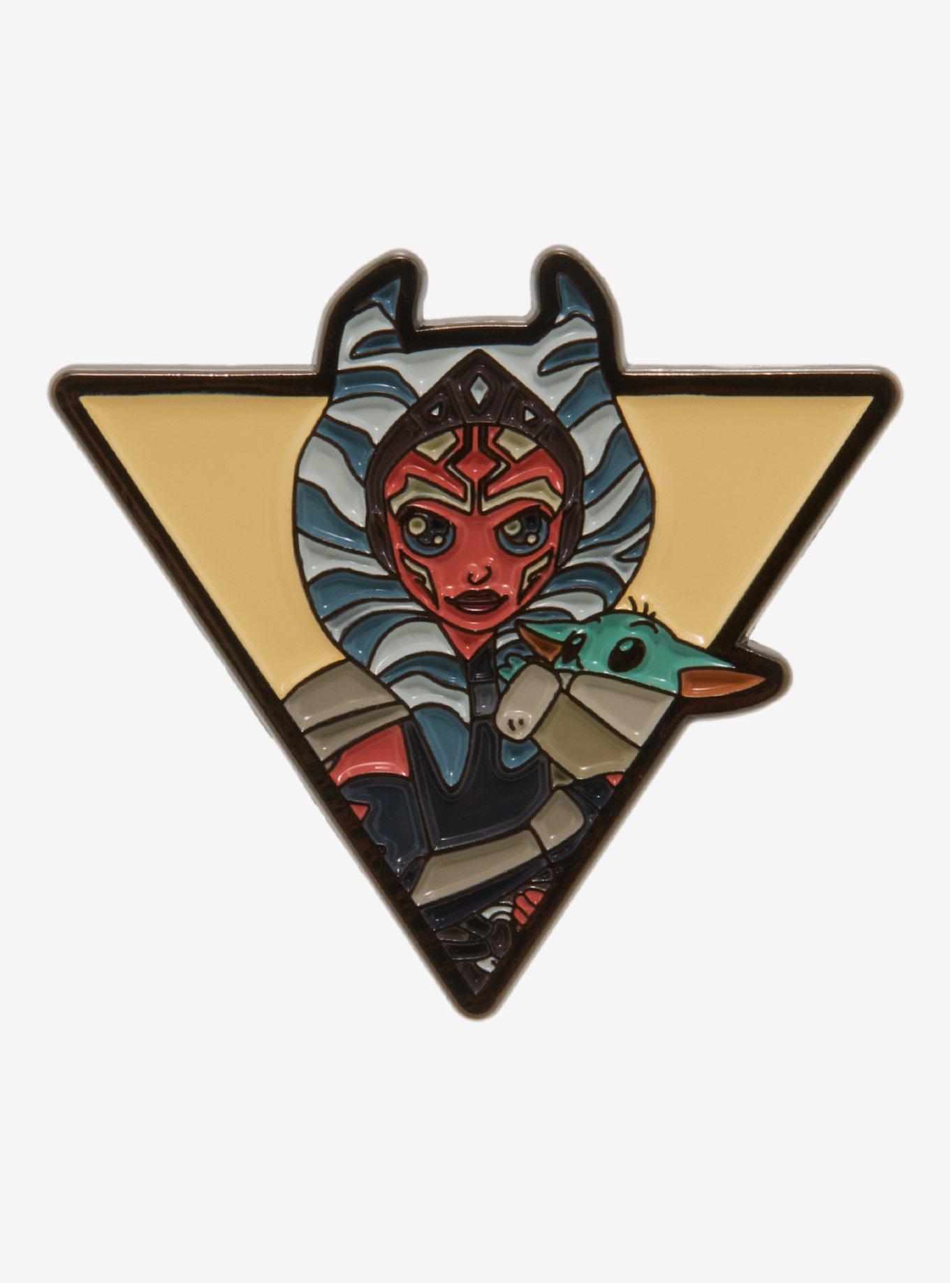 Star Wars The Mandalorian Chibi Ashoka & Grogu Enamel Pin