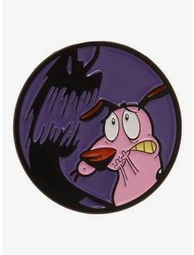Courage the Cowardly Dog Scary Shadow Enamel Pin - BoxLunch Exclusive , , hi-res