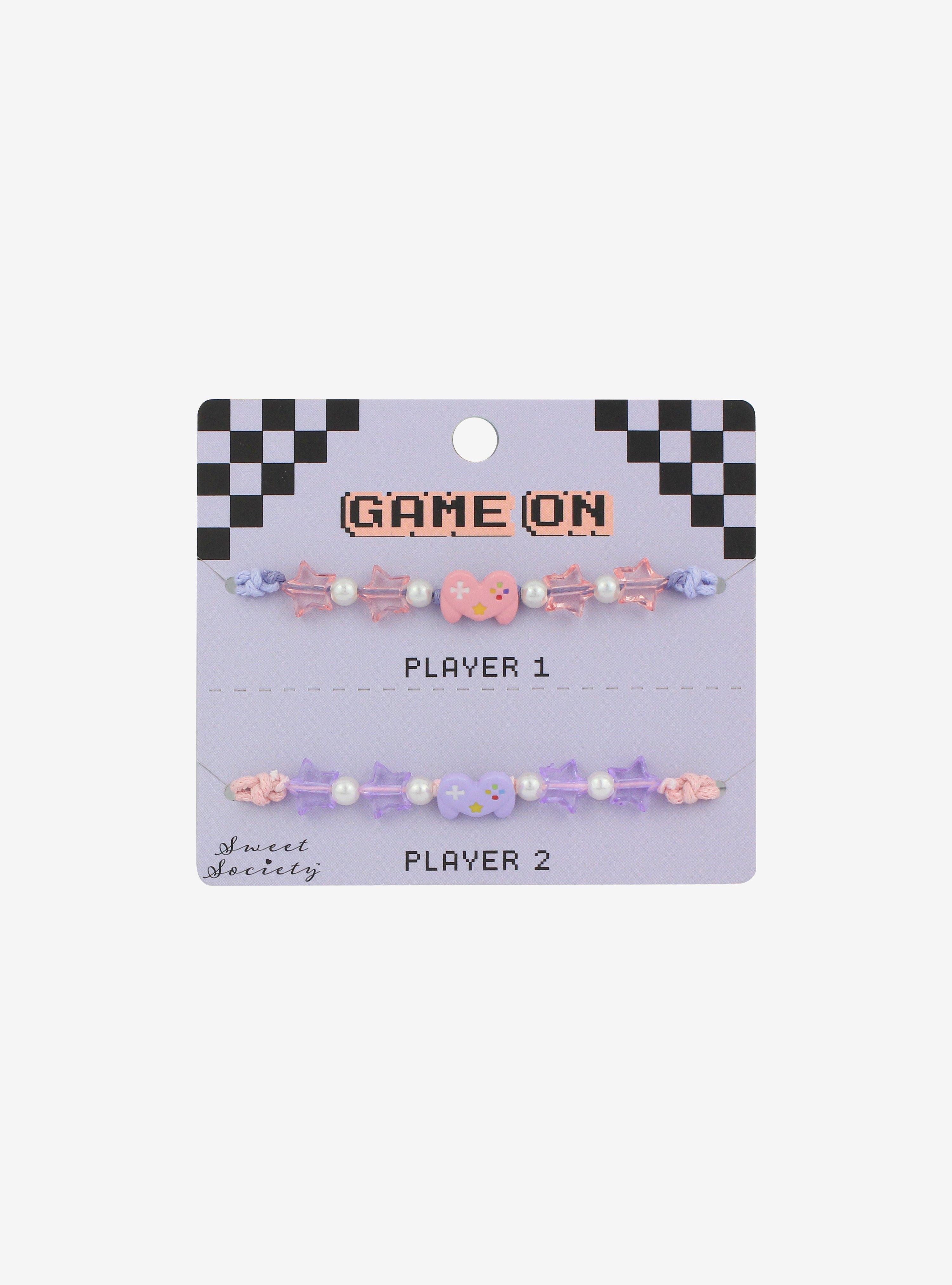 Gamer Controller Best Friend Cord Bracelet Set, , hi-res