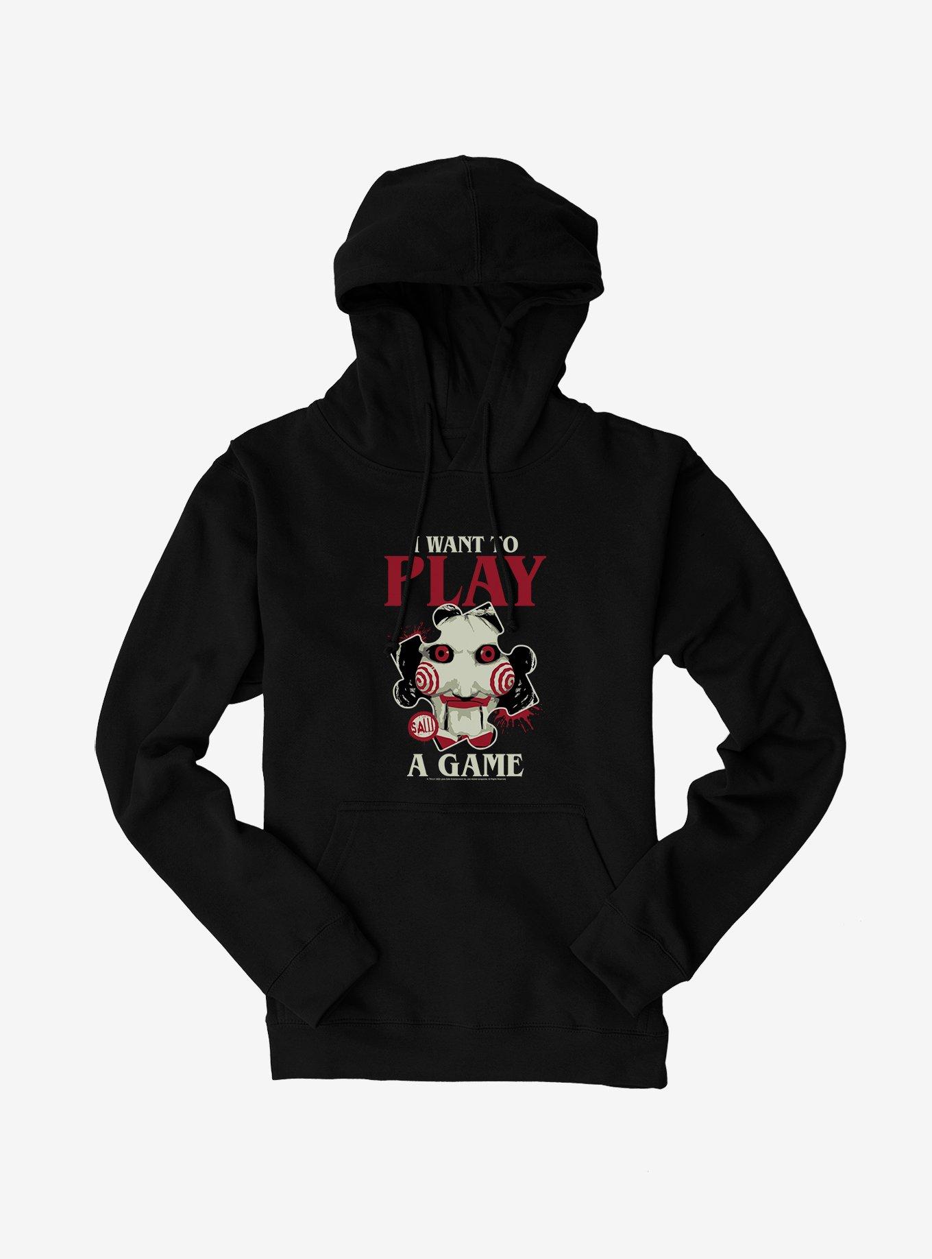 Saw I Want To Play A Game Hoodie, , hi-res