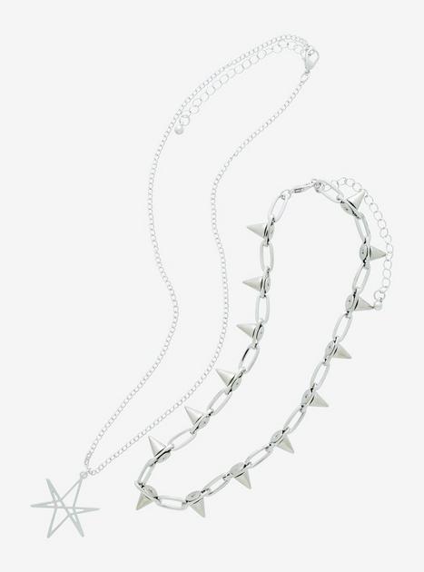 Bring Me The Horizon Logo Spike Necklace Set | Hot Topic