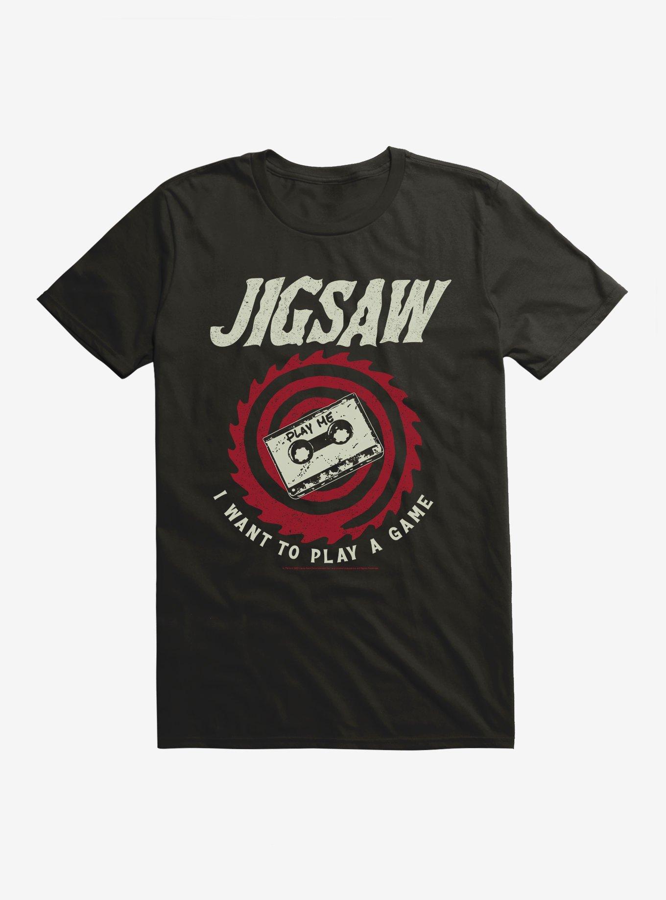 Saw Jigsaw I Want To Play A Game Halloween Baseball Jersey Outfit Mens -  Ink In Action