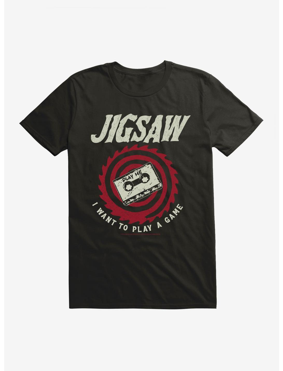Saw Jigsaw T-Shirt, BLACK, hi-res
