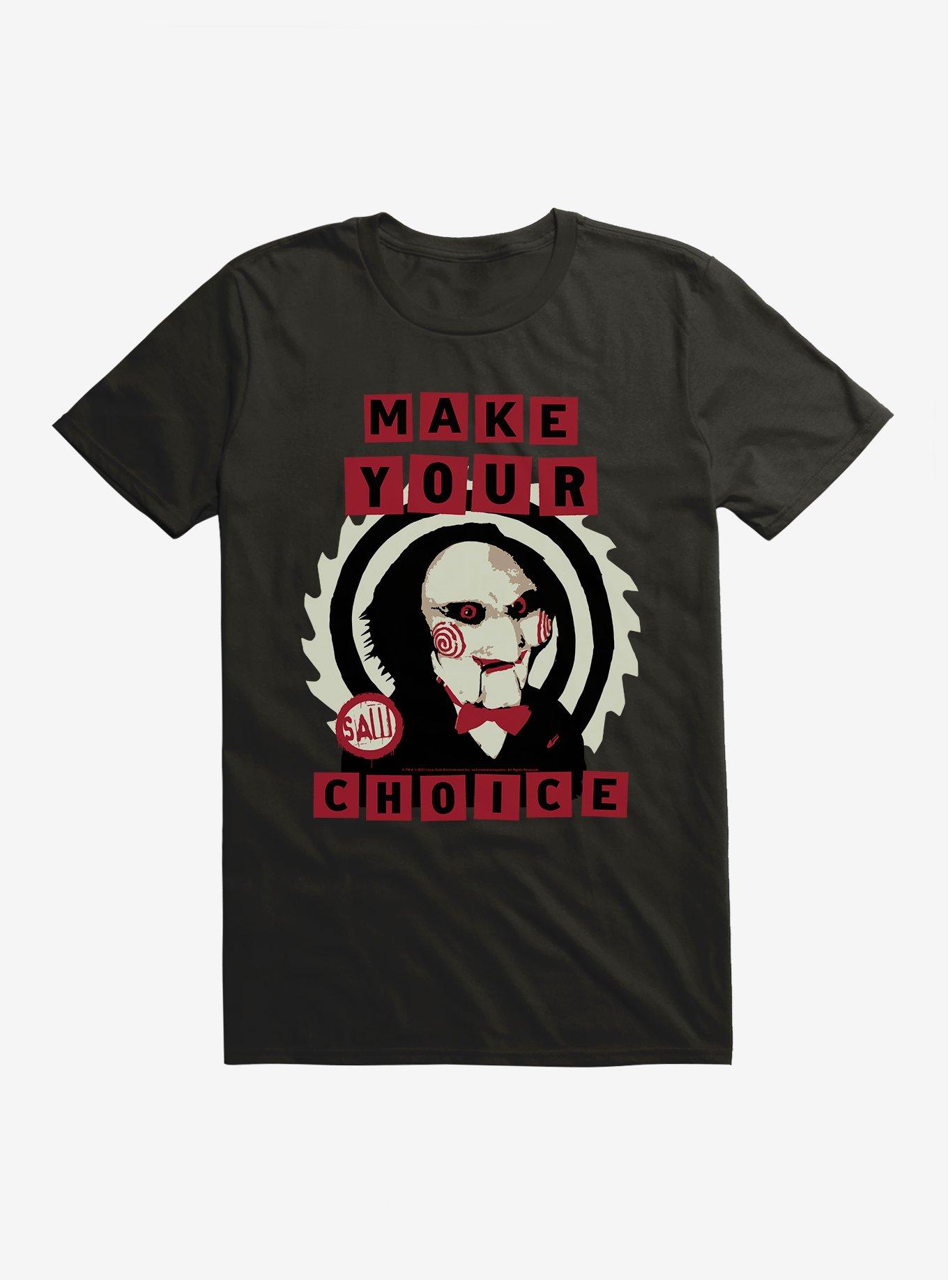 Saw Make Your Choice T-Shirt, , hi-res