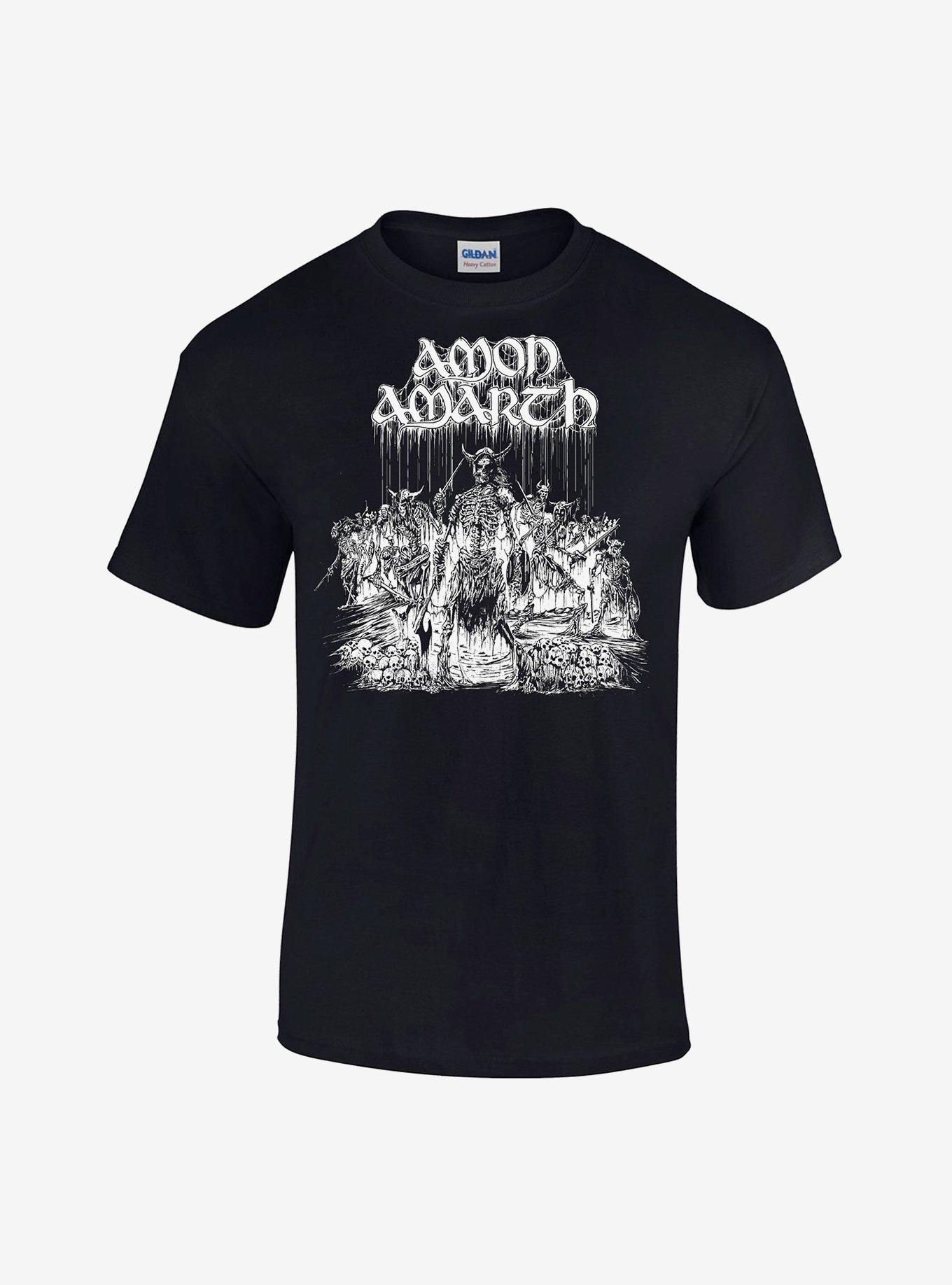Amon Amarth Great Heathen Army Boyfriend Fit Girls T-Shirt, BLACK, hi-res