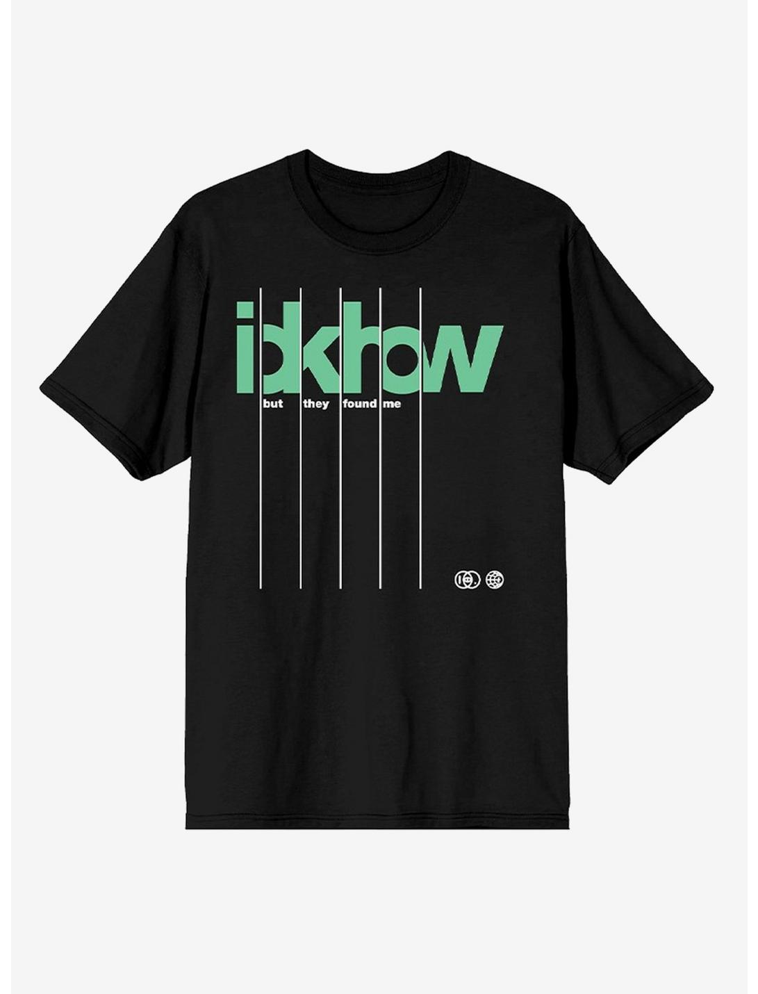I Don't Know How But They Found Me Lined Logo Boyfriend Fit Girls T-Shirt, BLACK, hi-res