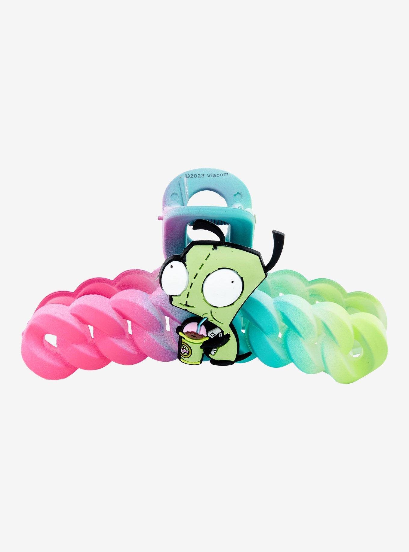 Invader Zim GIR Ombre Claw Hair Clip, , hi-res