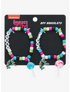 Invader Zim GIR Candy Best Friend Beaded Bracelet Set, , hi-res
