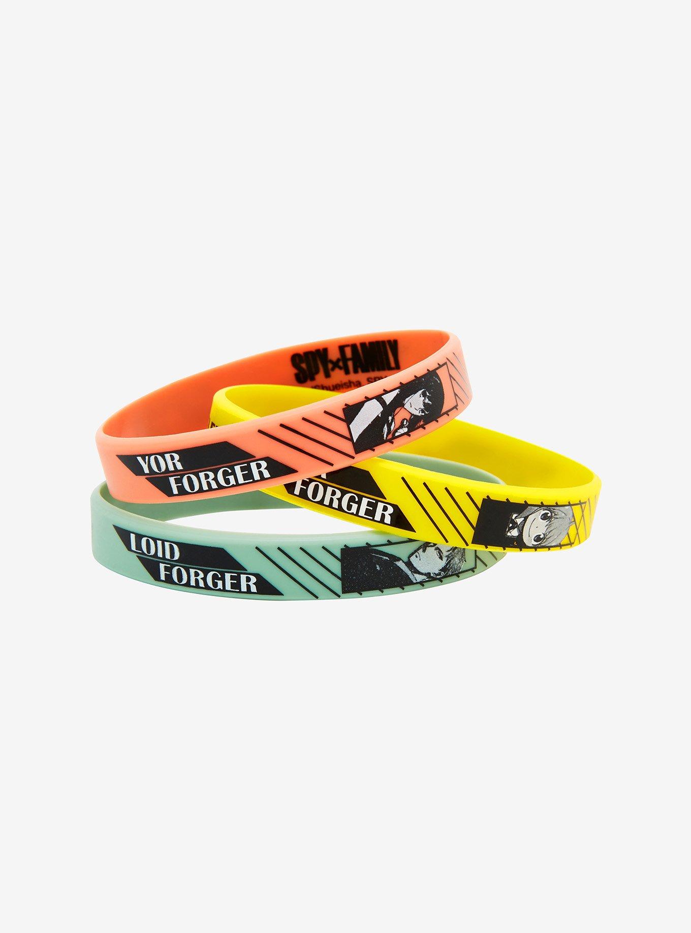 Spy X Family Forger Family Rubber Bracelet Set, , hi-res