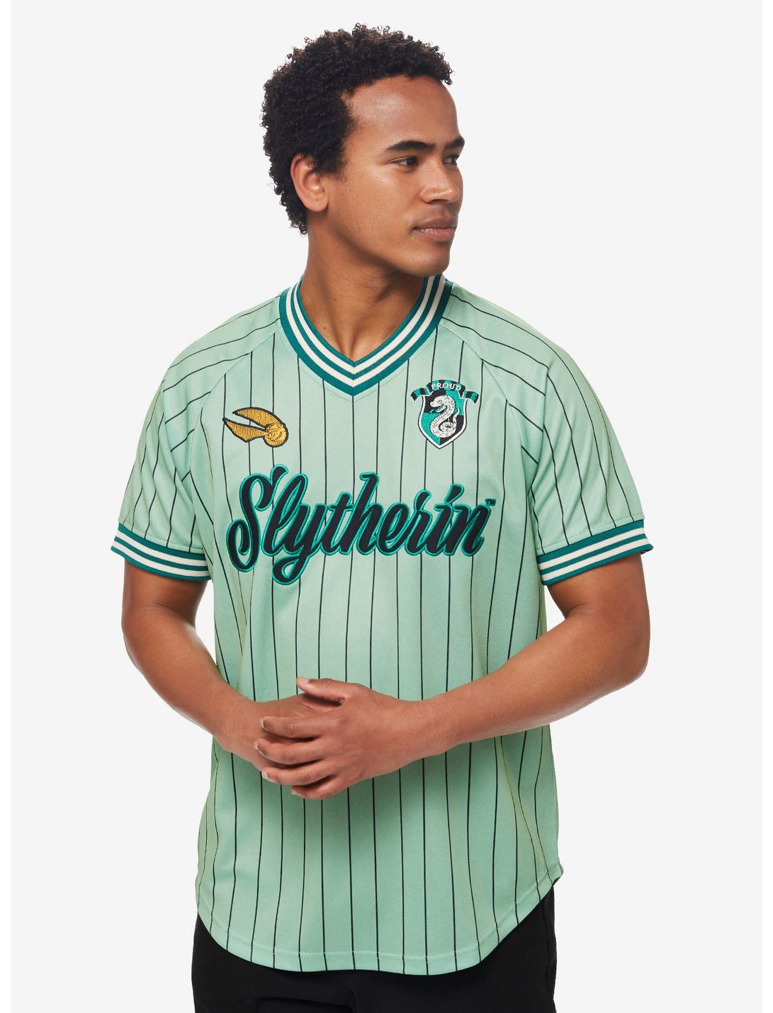 Harry Potter Slytherin Soccer Jersey - BoxLunch Exclusive, GREEN, hi-res