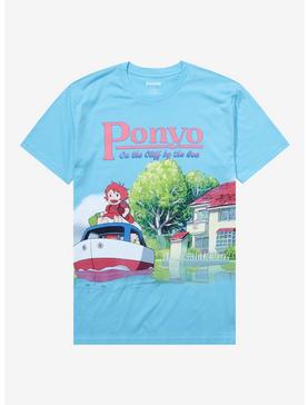 Plus Size Studio Ghibli Ponyo Boat Scene T-Shirt - BoxLunch Exclusive, , hi-res