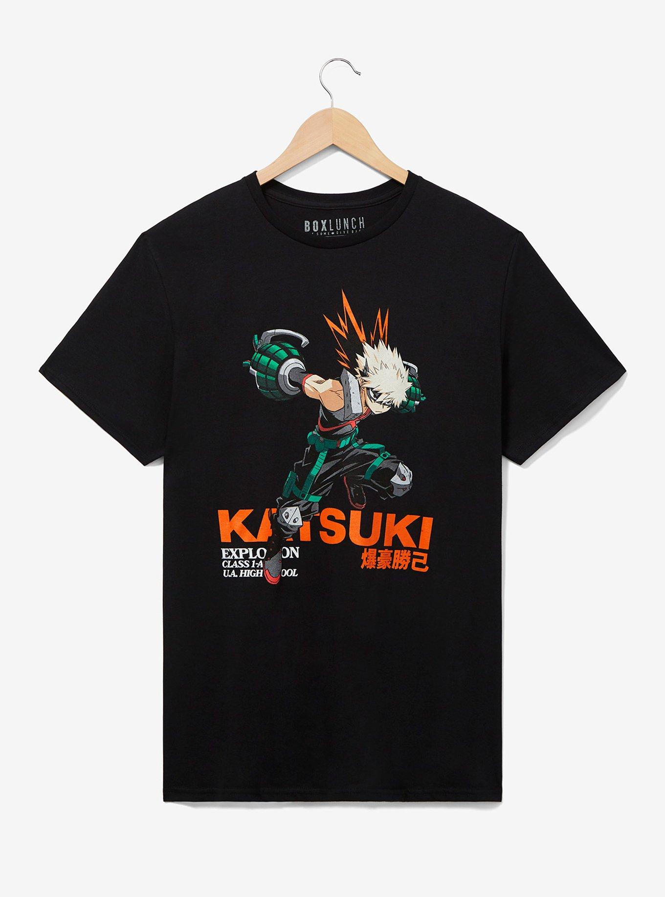 My Hero Academia Katsuki Bakugo Portrait T-Shirt - BoxLunch Exclusive, BLACK, hi-res