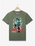 My Hero Academia Izuku Midoriya Portrait T-Shirt - BoxLunch Exclusive, DARK GREEN, hi-res