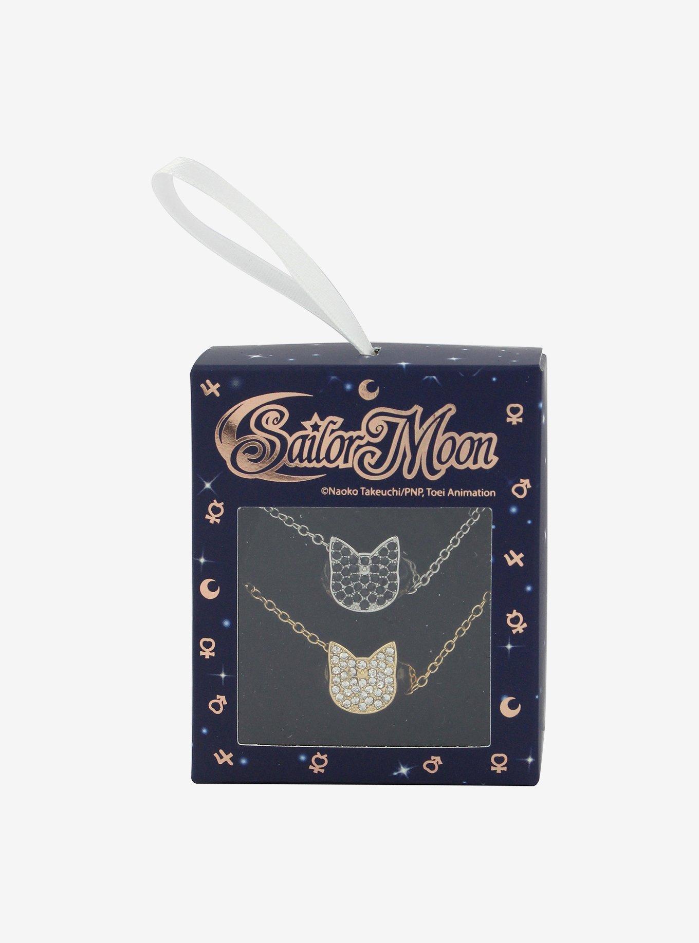 Sailor Moon Luna & Artemis Bling Best Friend Necklace Set, , hi-res