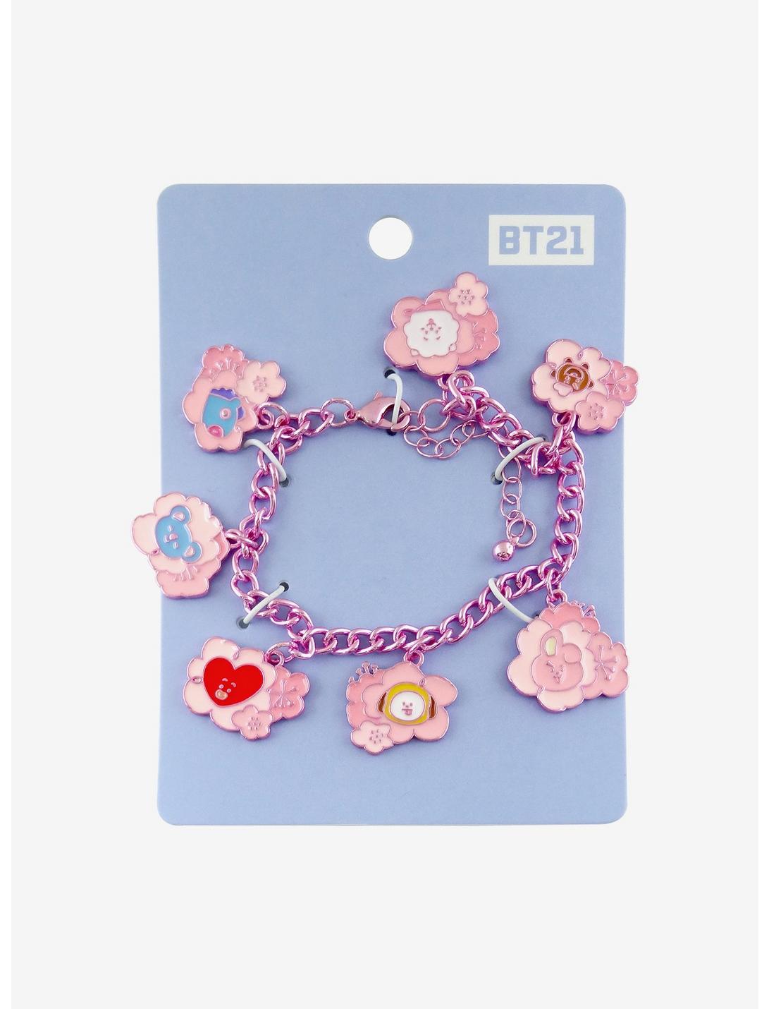 BT21 Cherry Blossom Charm Bracelet, , hi-res