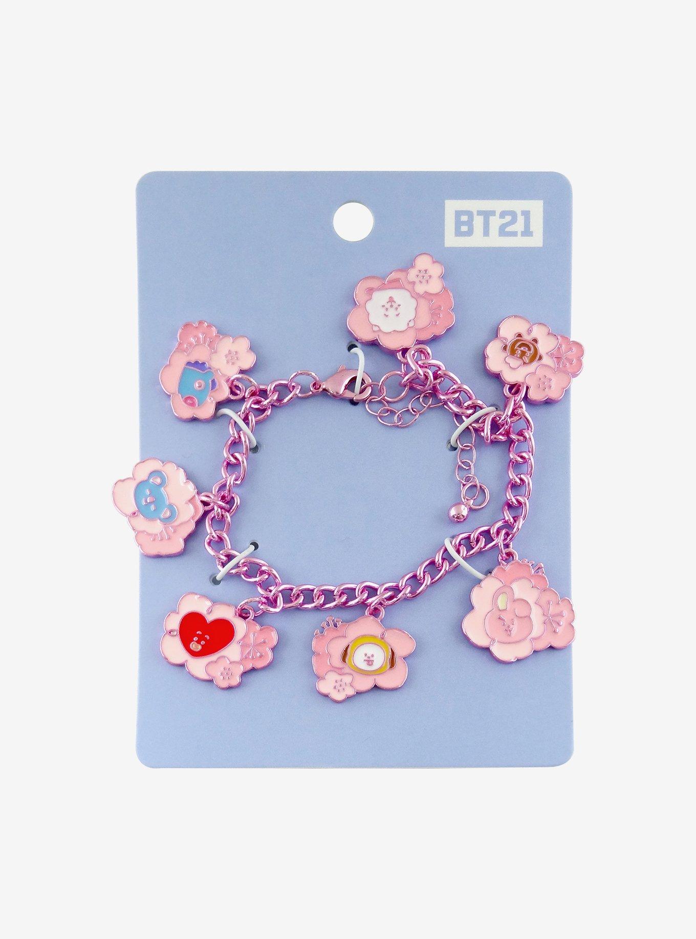 BT21 Cherry Blossom Charm Bracelet | Hot Topic