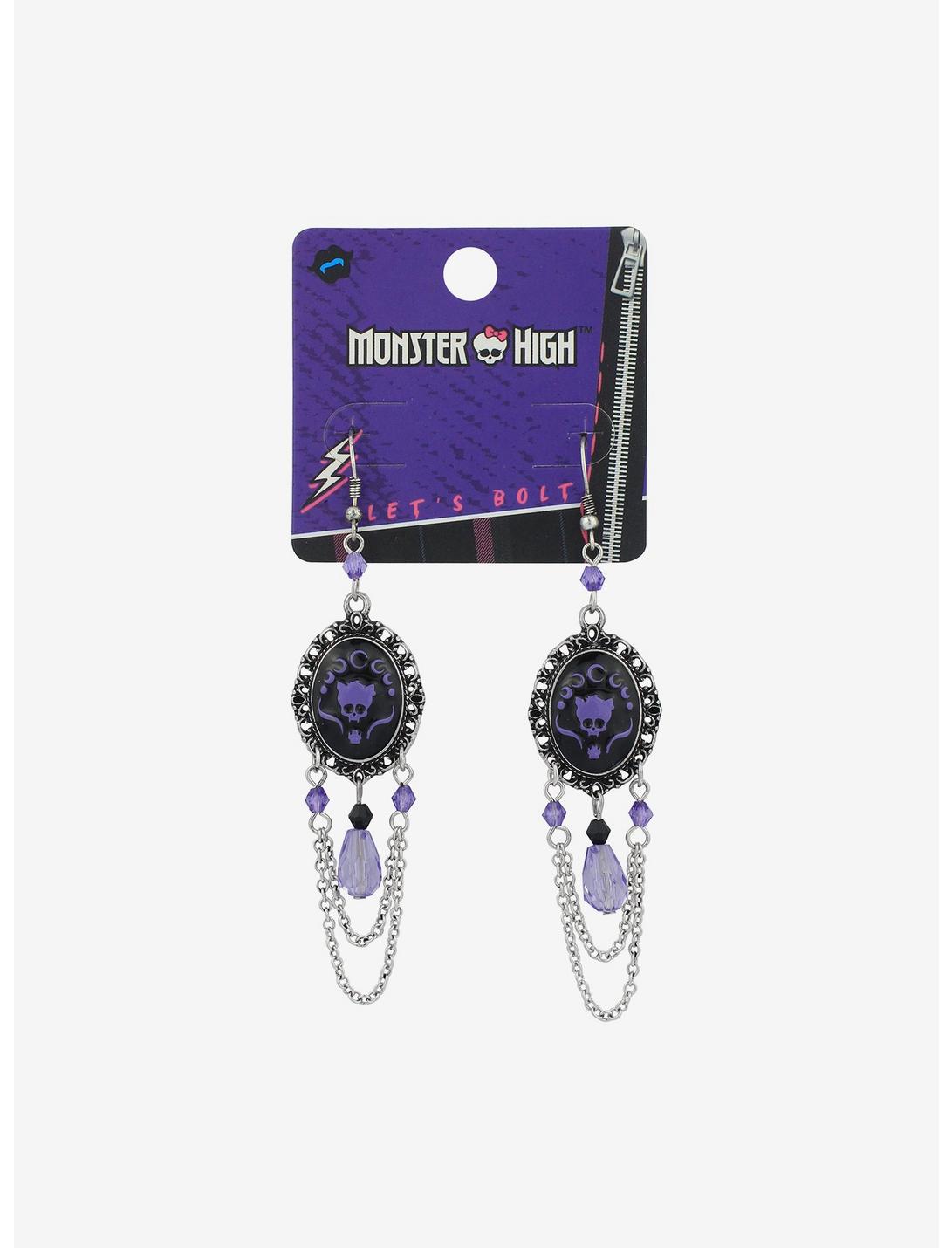 Monster High Clawdine Cameo Earrings, , hi-res