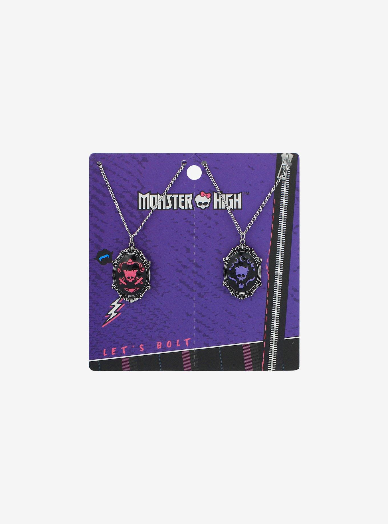 Monster High Cameo Best Friend Necklace Set, , hi-res