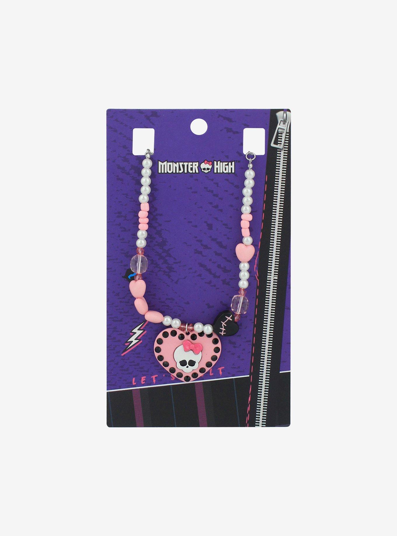 Monster High Skullette Beaded Necklace, , hi-res