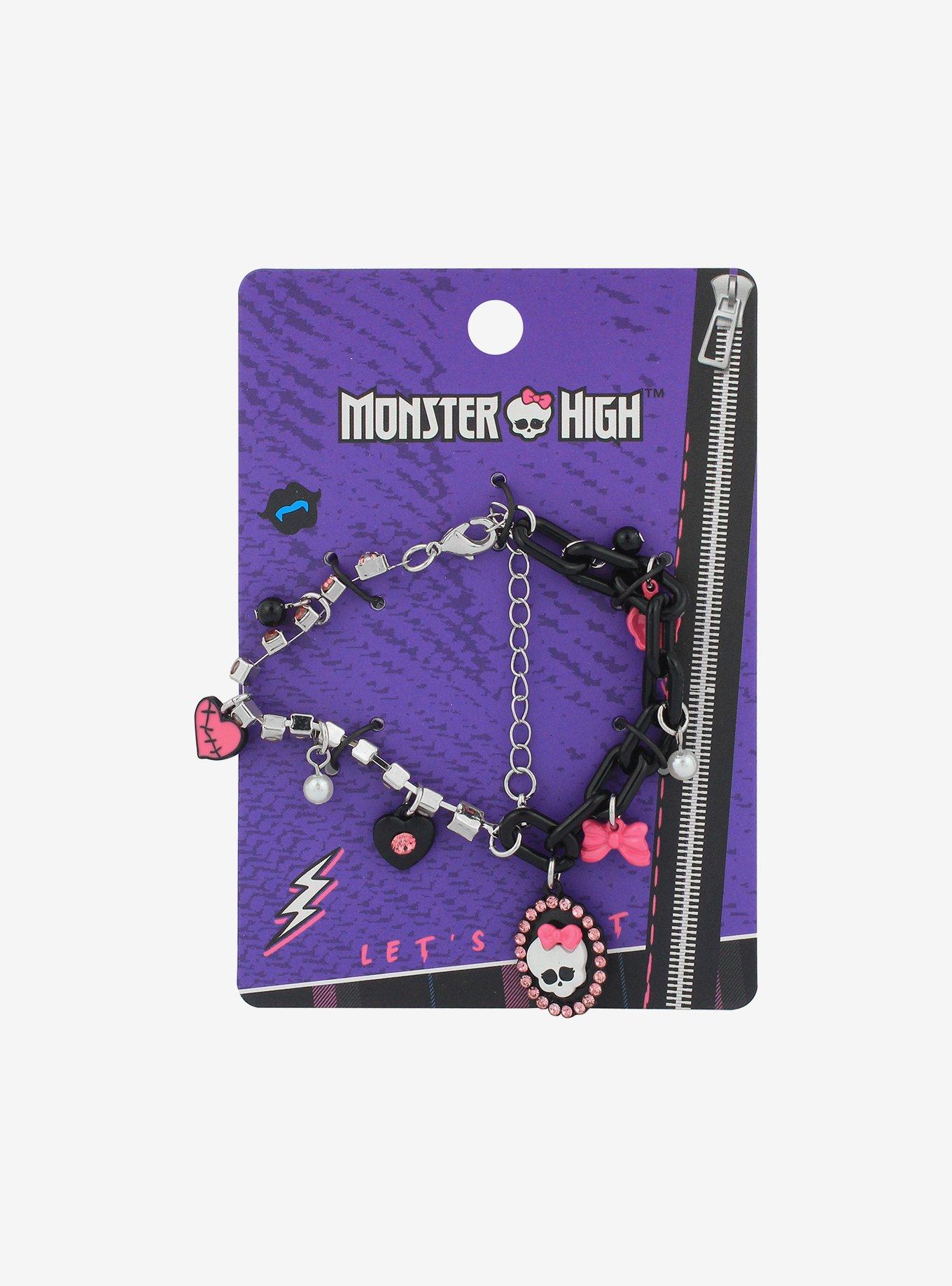 Monster High Mismatch Chain Charm Bracelet