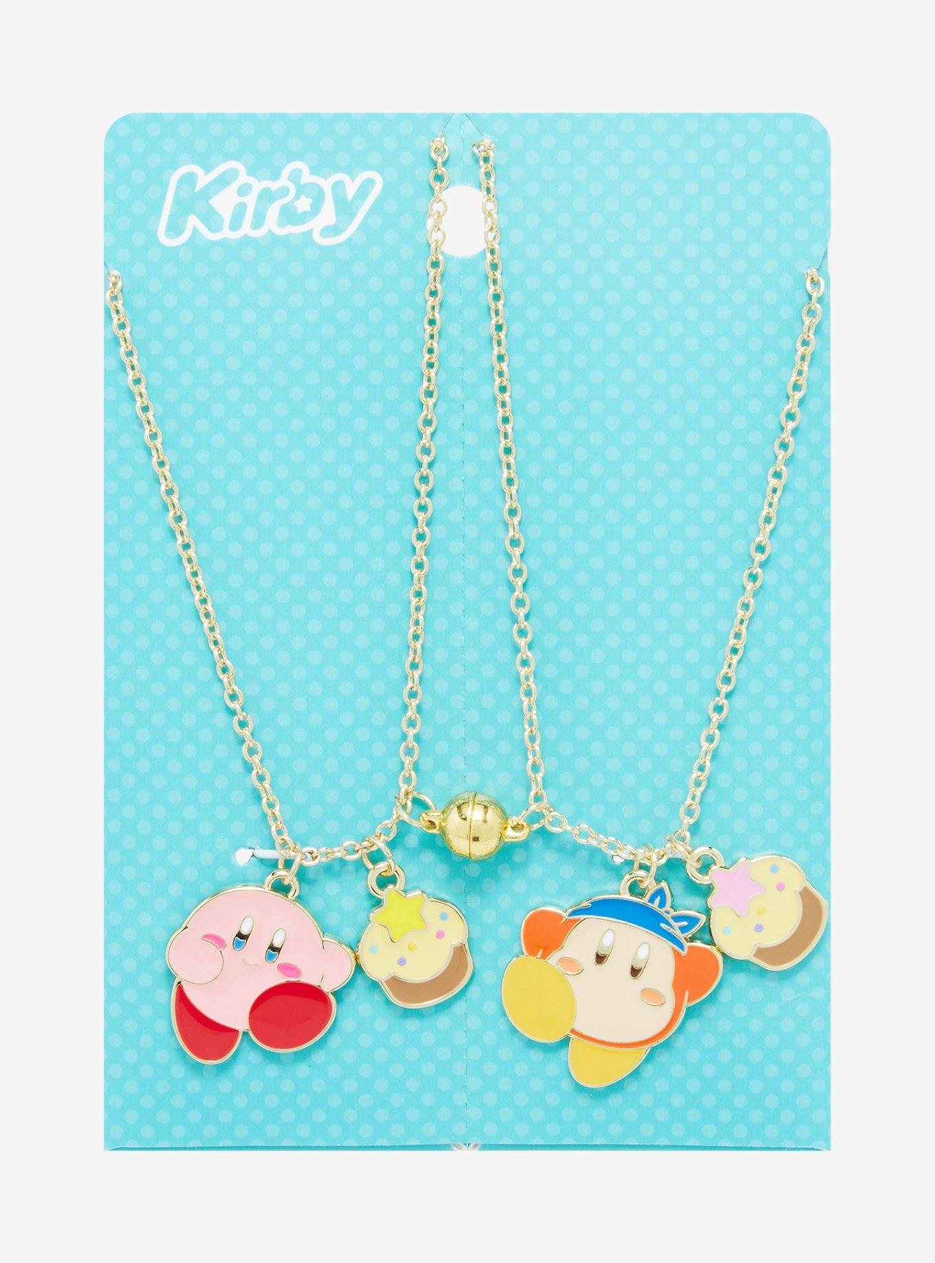 Kirby Waddle Dee Cupcake Best Friend Necklace Set, , hi-res