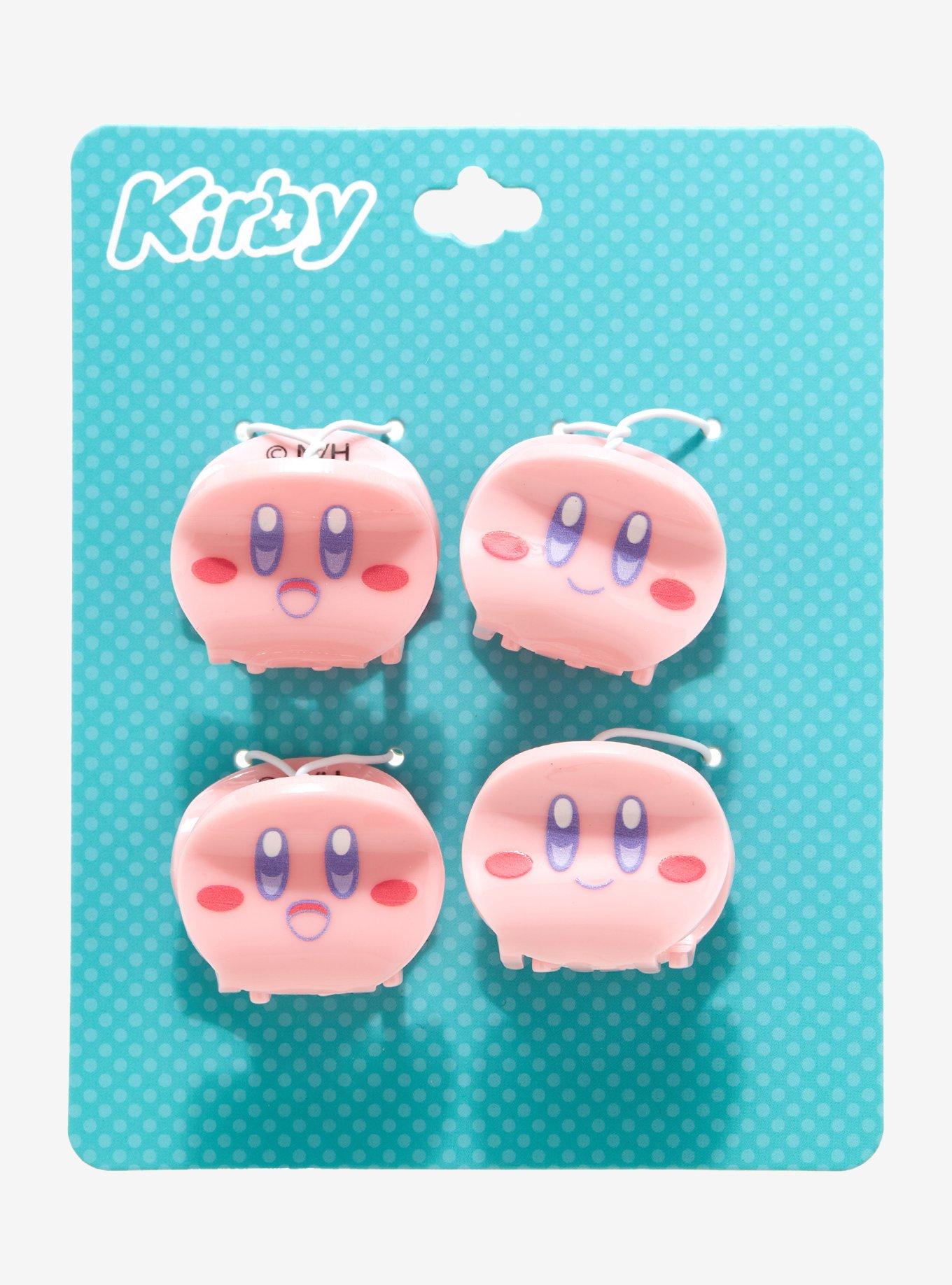 Kirby Face Mini Claw Hair Clip Set, , hi-res