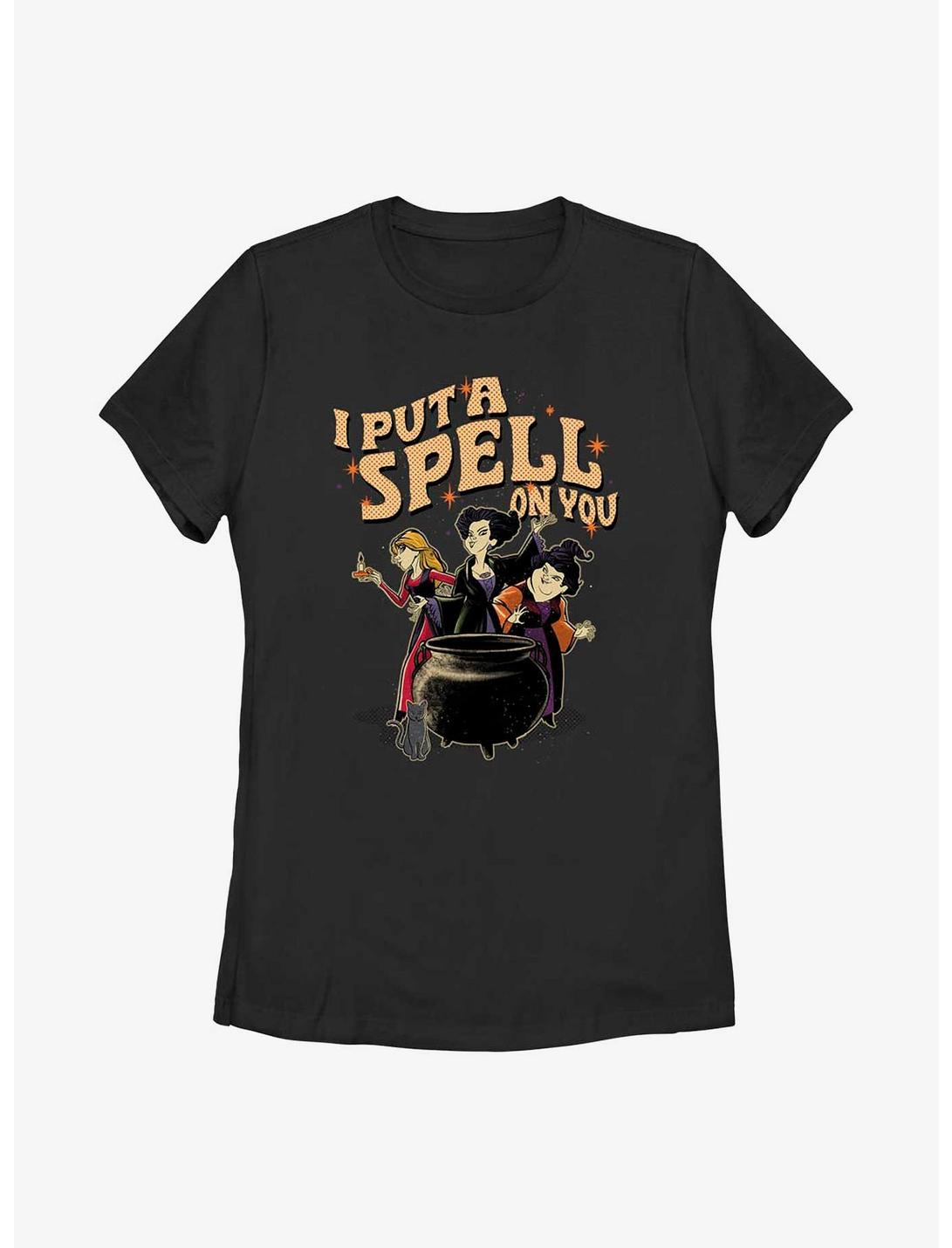 Disney Hocus Pocus Cauldron Put A Spell On You Womens T-Shirt, BLACK, hi-res
