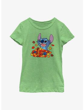 Disney Lilo & Stitch Leaf Pile Youth Girls T-Shirt, , hi-res