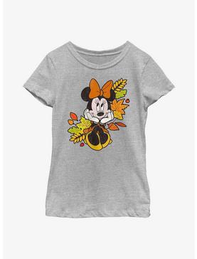 Disney Minnie Mouse Minnie Fall Leaves Youth Girls T-Shirt, , hi-res