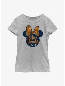 Disney Minnie Mouse Give Thanks Youth Girls T-Shirt, , hi-res