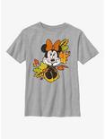 Disney Minnie Mouse Minnie Fall Leaves Youth T-Shirt, ATH HTR, hi-res