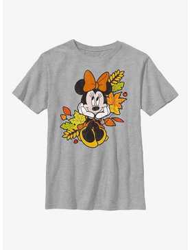 Disney Minnie Mouse Minnie Fall Leaves Youth T-Shirt, , hi-res